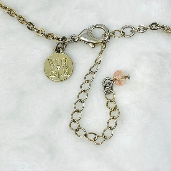 WHBM Red Floral Statement Necklace - Picture 9 of 10